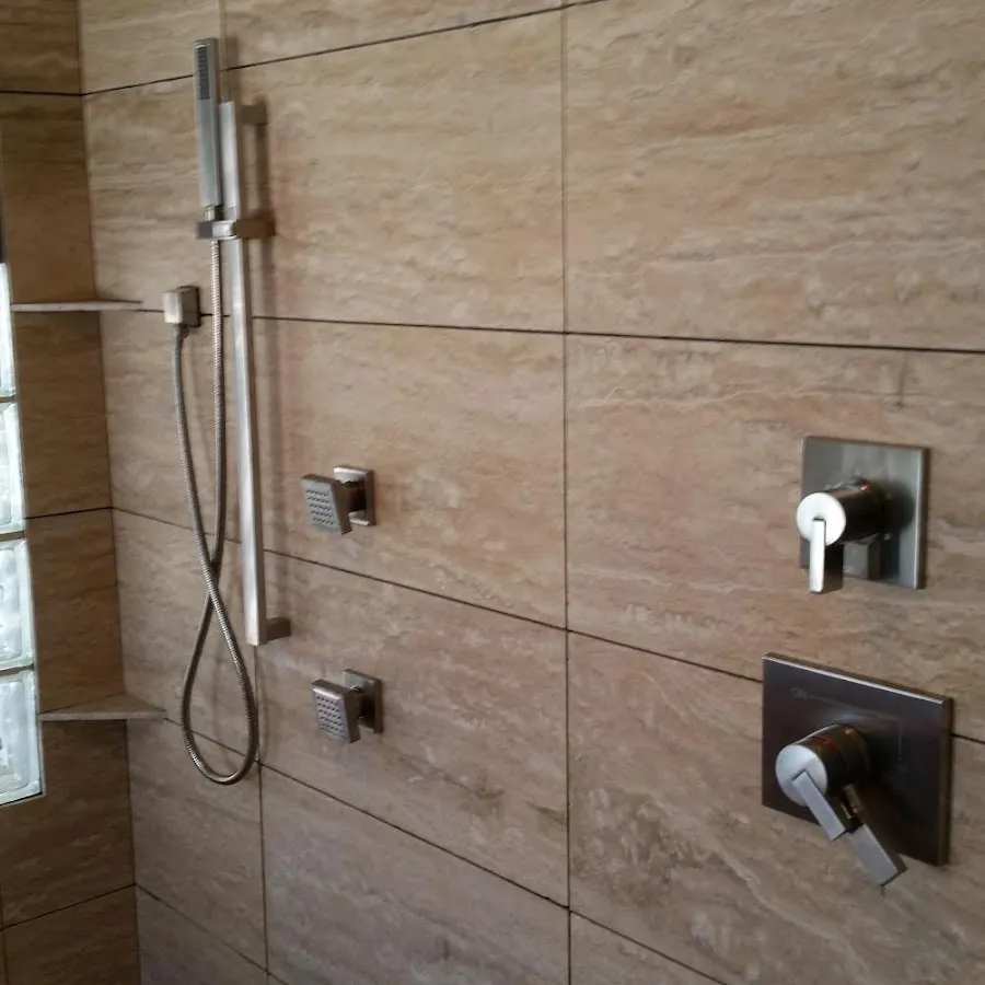 Shower fixture installation for Water Heater Replacement in Chalco